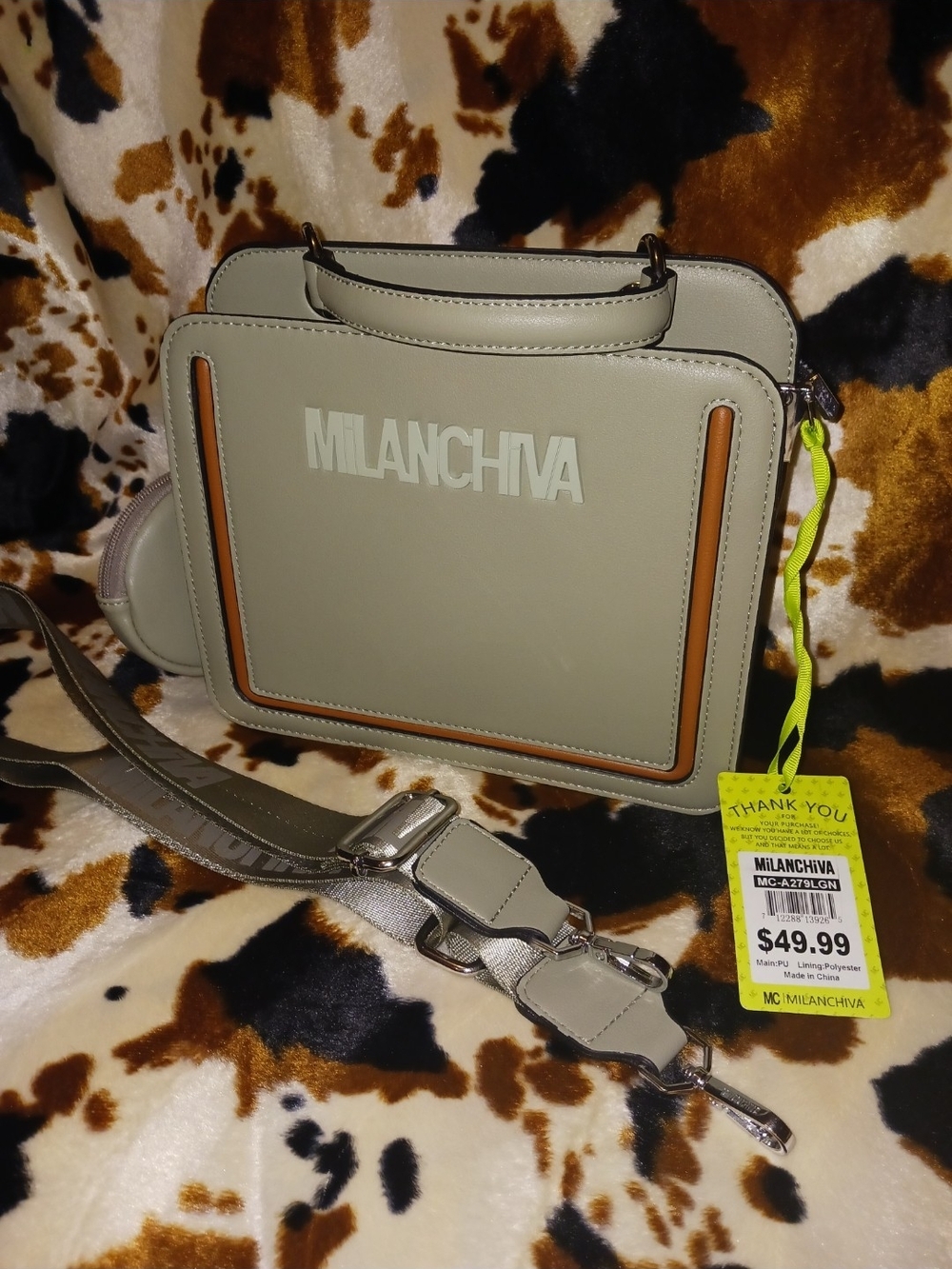 MILANCHIVA Structured Crossbody Bag NWT